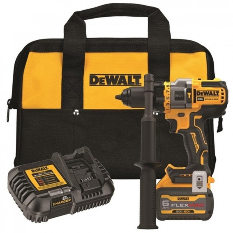 DEWALT 20V MAX 1/2in Hammer Drill/Driver with FLEXV ADVANTAGE Kit