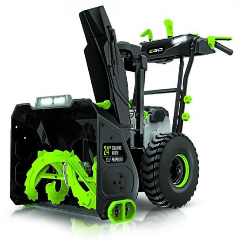 EGO POWER+ Snow Blower 24in Self-Propelled 2 Stage with Two 10 Ah Batteries
