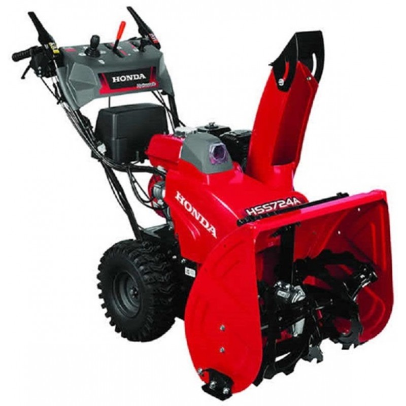 Honda 7HP 24In Two Stage Wheel Drive Snow Blower - Electric Start