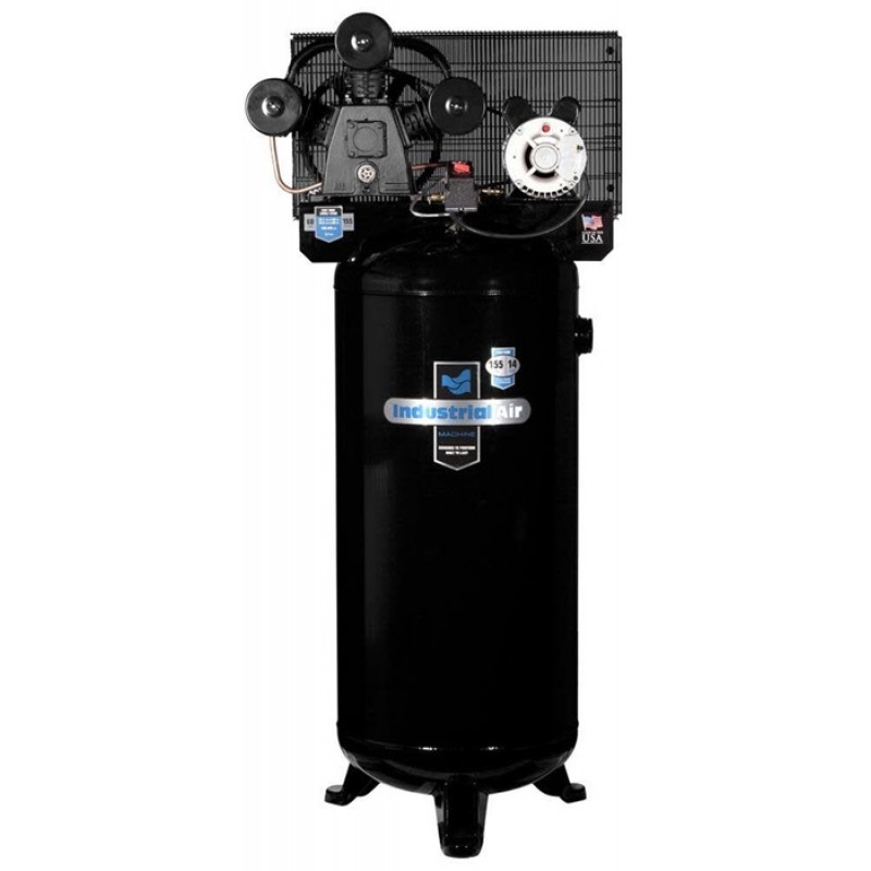 Industrial Air Compressor 4.7 HP 60 Gallon Hi Flow Single Stage