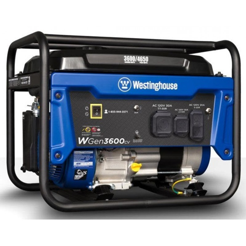 Westinghouse Outdoor Power Generator Portable Gas Powered with CO Sensor